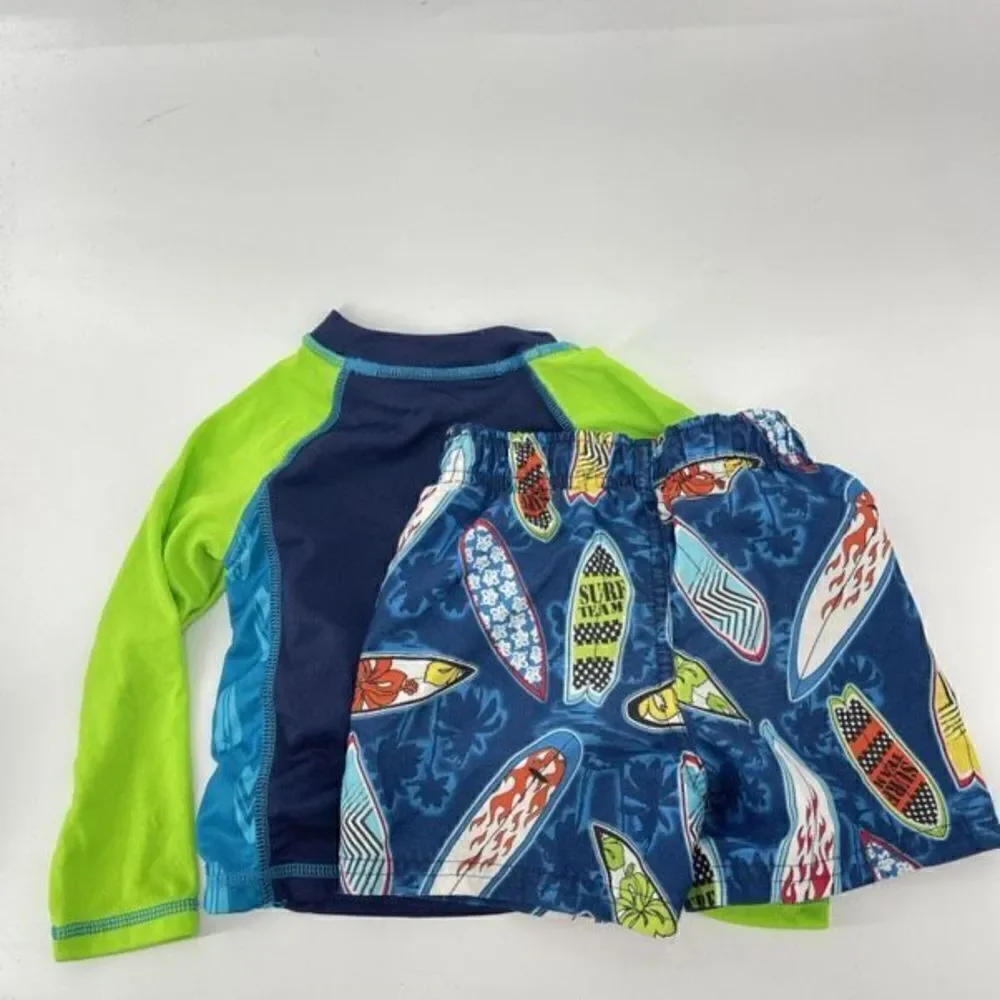 Circo Aqua Leisure swim set trunks bottoms gash guard top 12 months 18-24 months